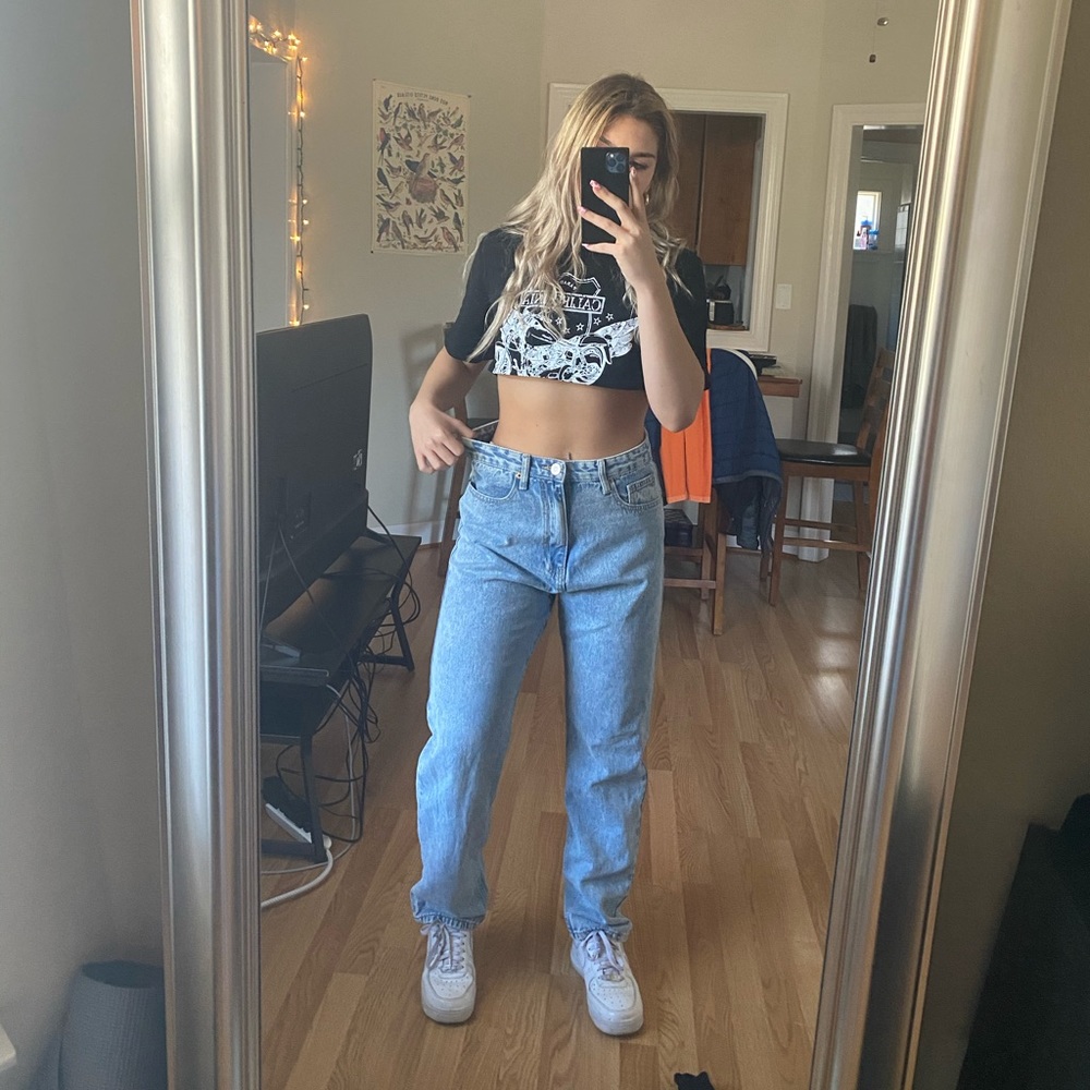 Mom jean high rise